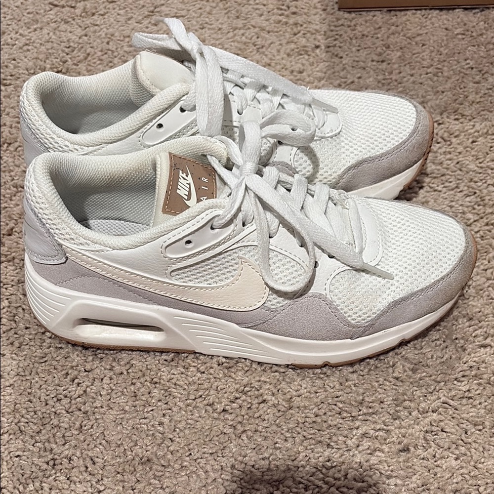 Nike Air - Women's White and Light Gray Tennis Shoes
